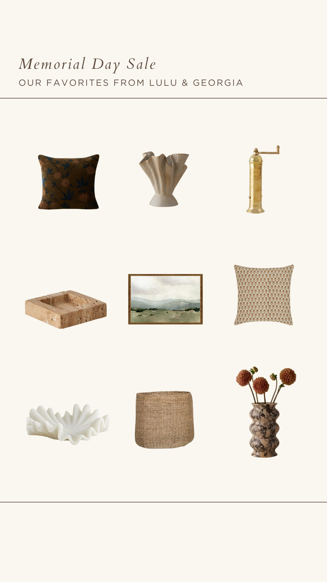Shop my favorite home decor from the Lulu & Georgia Memorial Day Sale! 

 #LTKGiftGuide #LTKHome #LTKSaleAlert