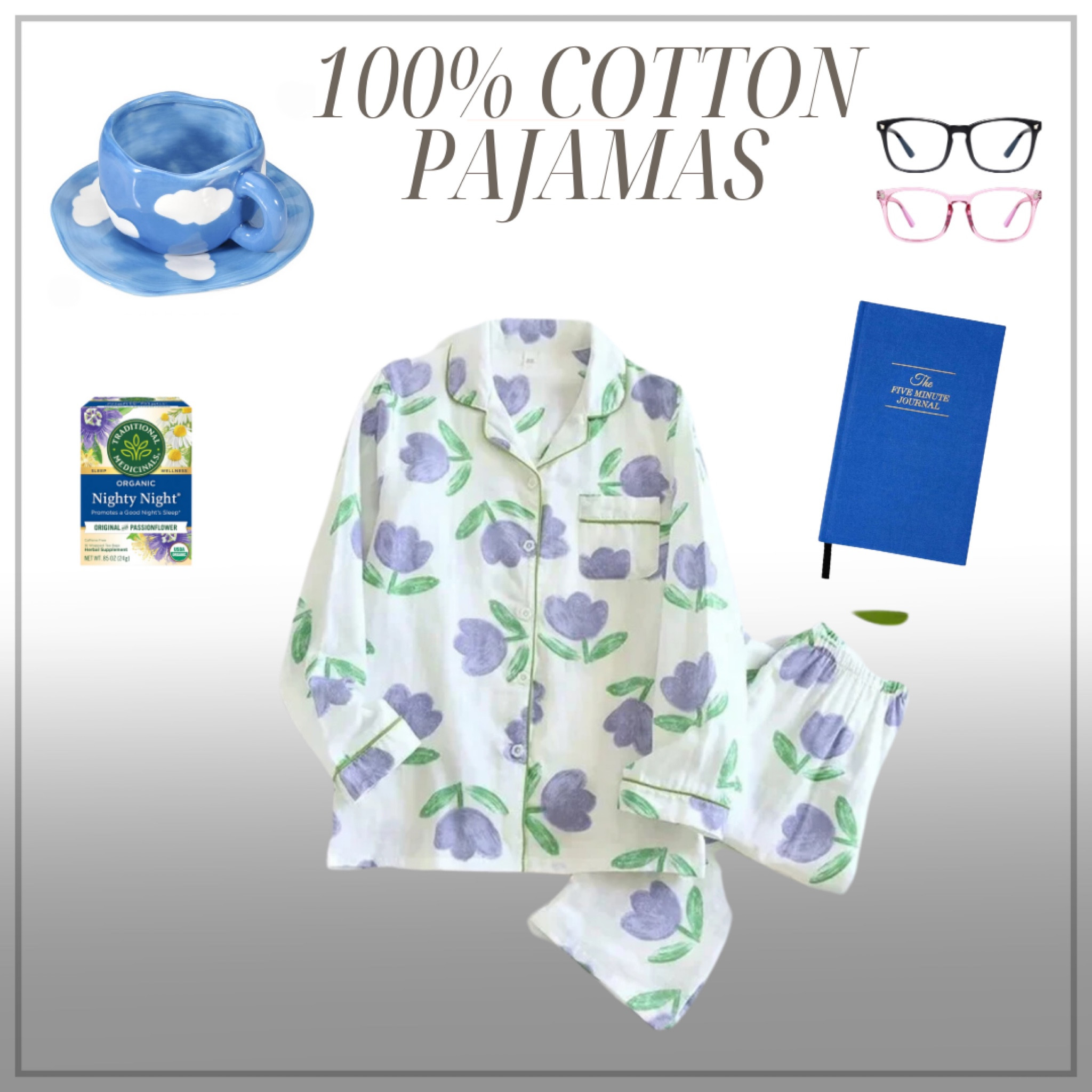 I know it is tricky to find cotton pajamas but here what I found on Walmart 💘