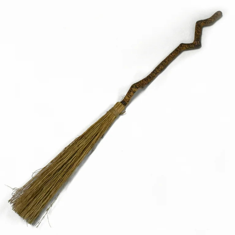 Way To Celebrate Halloween Unisex Adult 39-inch Brown Witch Broom Costume Accessory | Walmart (US)