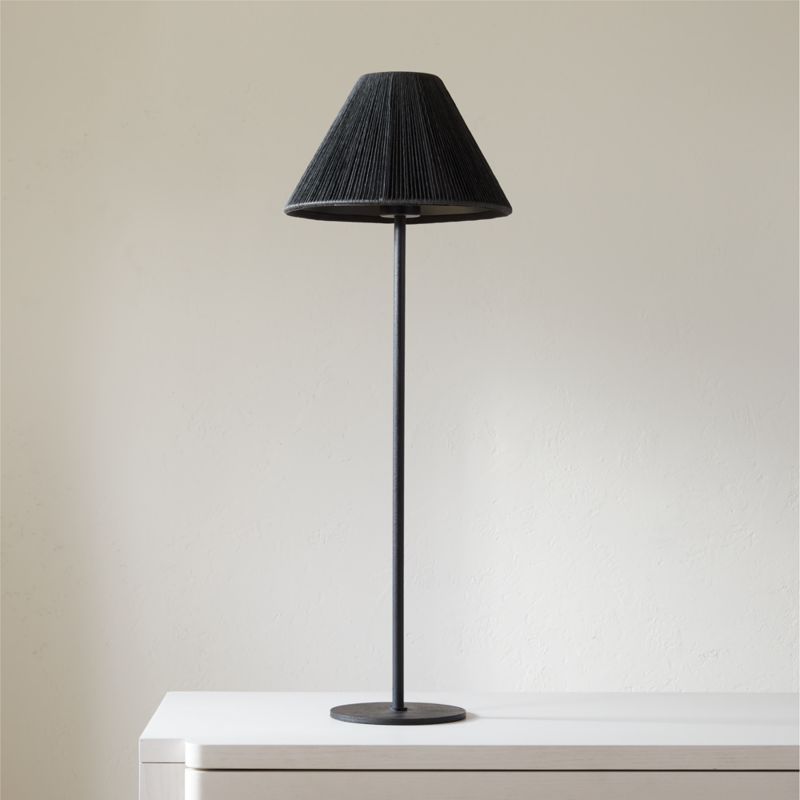 Slight Table Lamp with Black Shade + Reviews | CB2 | CB2