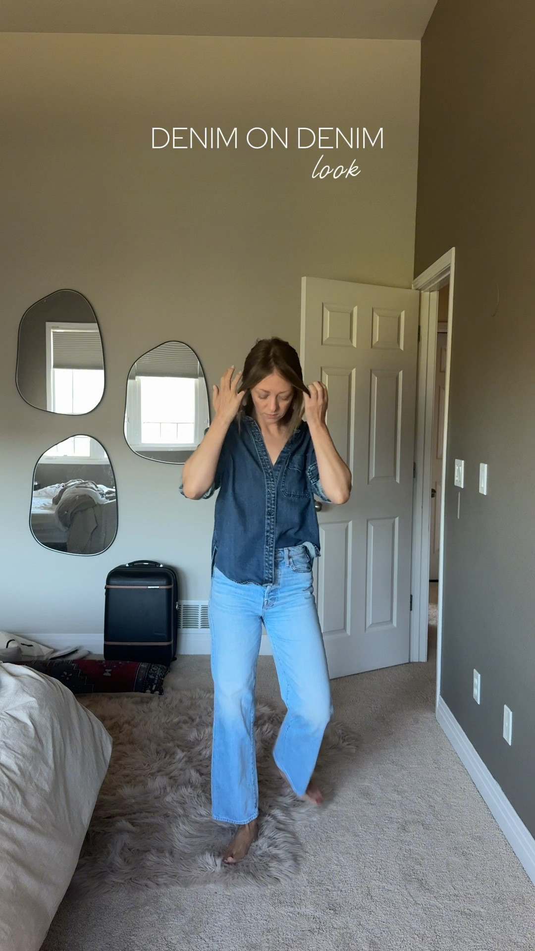 Denim on denim is a classic I will never stray away from. And these Mother jeans are hands down one of the best denim purchases I’ve ever made. They’re hold their shape so much better than a lot of other high end denim I’ve had in the past!

#LTKWorkwear #LTKOver40 #LTKStyleTip