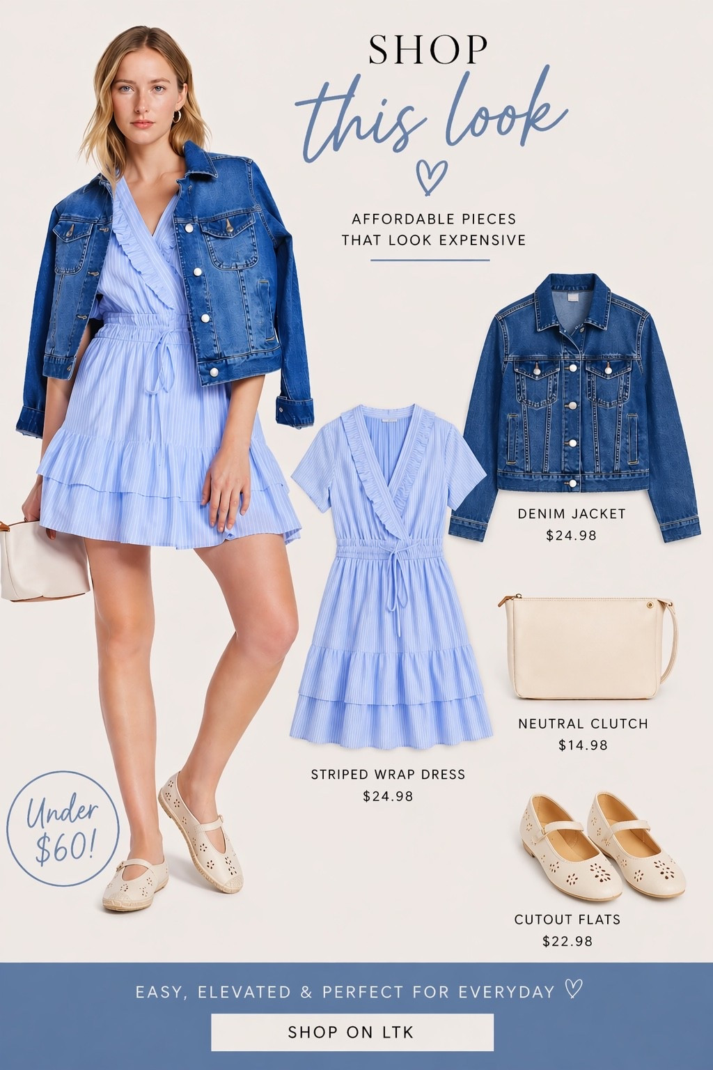 This might be my favorite easy outfit lately 🤍
I threw this on and instantly felt put together — it’s comfy, flattering, and under $60 🙌
The dress is lightweight and perfect for everyday, and the denim jacket makes it so easy to layer.
I’ve been reaching for this on repeat for errands, lunch, everything ✨
Everything is linked for you!
#LTKStyle #LTKFinds #WalmartFashion #AffordableStyle #EverydayOutfit #MomStyle #SpringOutfits #CasualStyle #BudgetFriendlyFashion #LTKUnder50