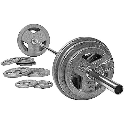 Club Quality 4-Weight Deluxe Barbell Set (includes the bar) by Step Fitness | Amazon (US)