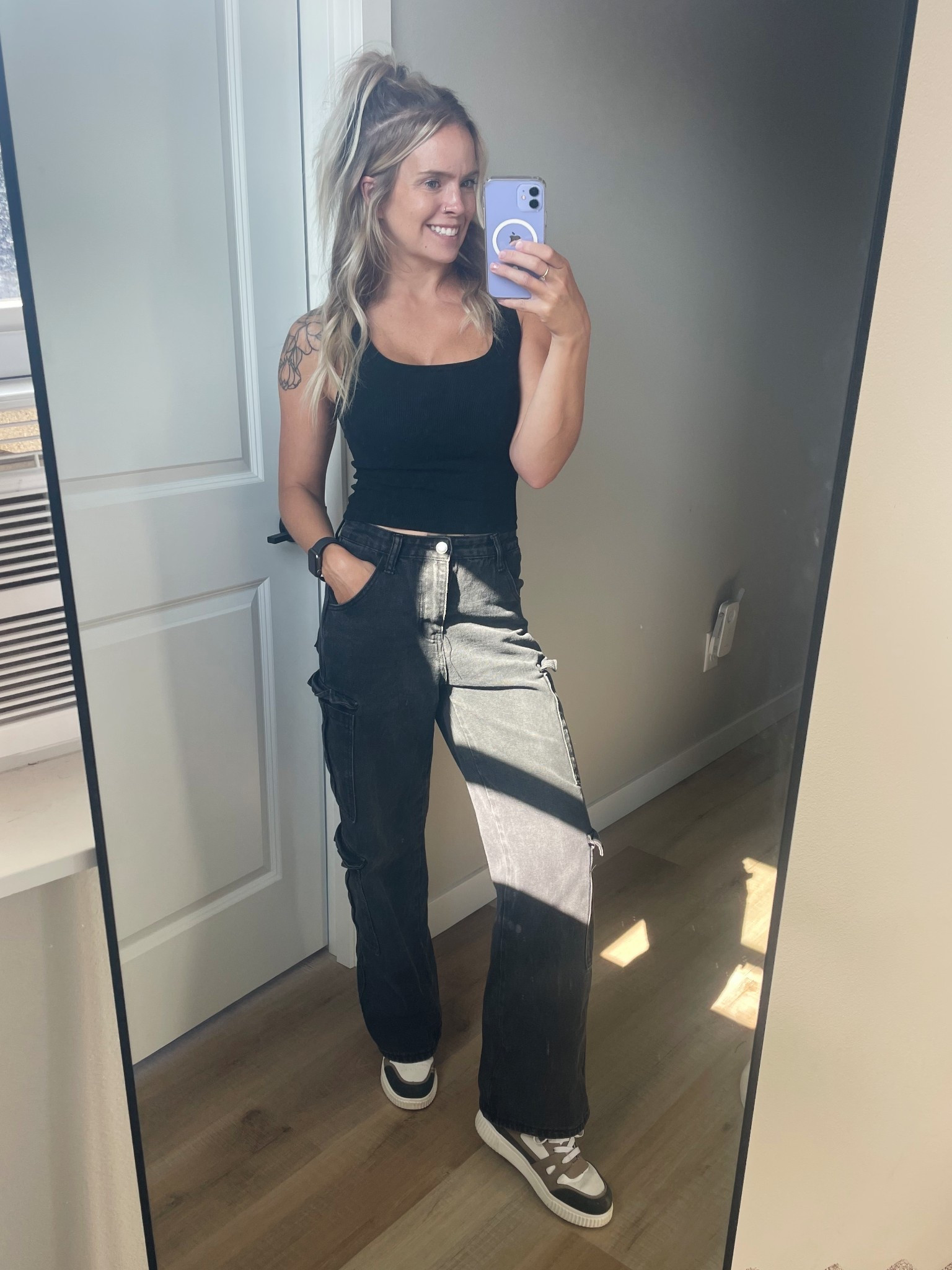 Casual outfit. Cargos and tank from Amazon wearing in size small! 

#LTKShoeCrush #LTKFallSale #LTKFindsUnder50