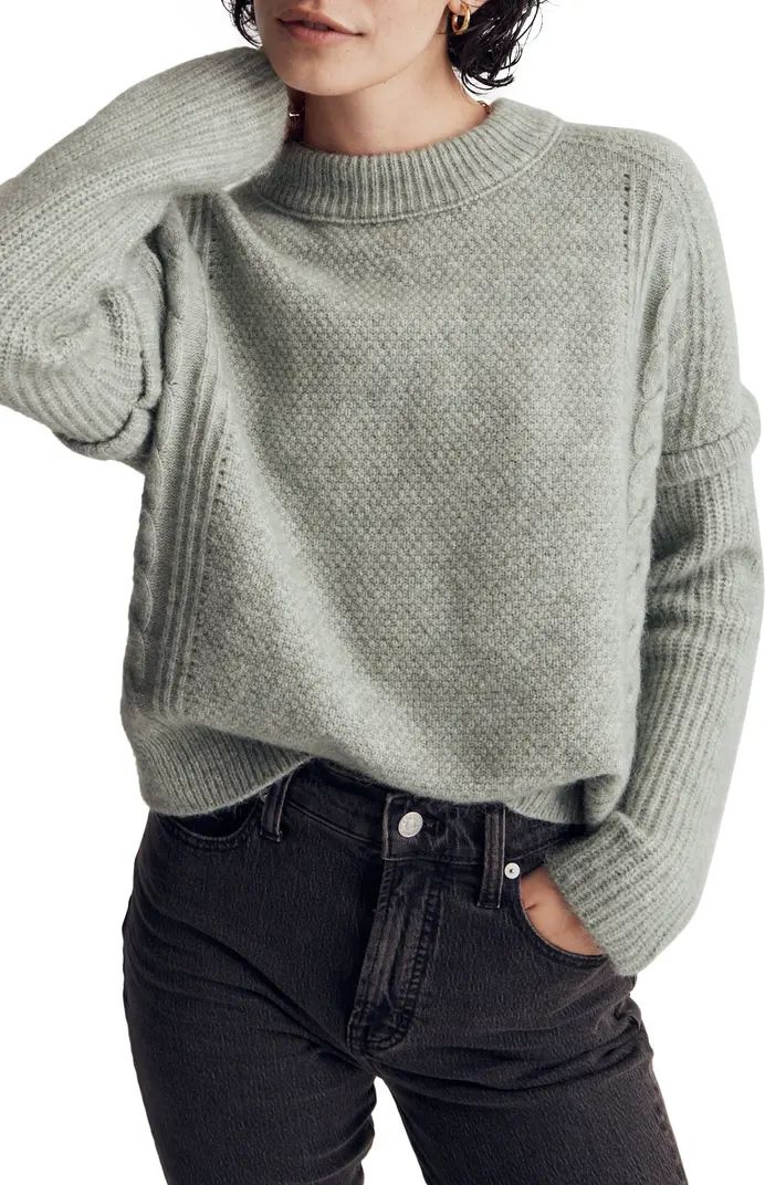 Madewell Havener Cable Pullover Sweater | Nordstrom | Nordstrom