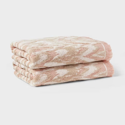 2pk Coastal Oversized Bath Towel Ephrussi - Threshold™ | Target