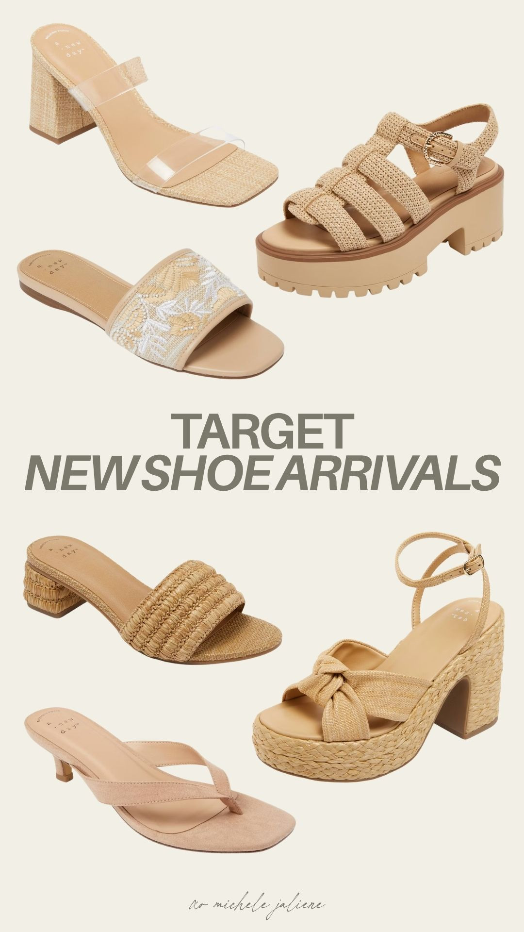 new shoe arrivals from target 🤍


spring fashion, watchnow, finds under 50, new arrivals, sandals, heels, vacation outfit, michele jaliene 

 #LTKSeasonal