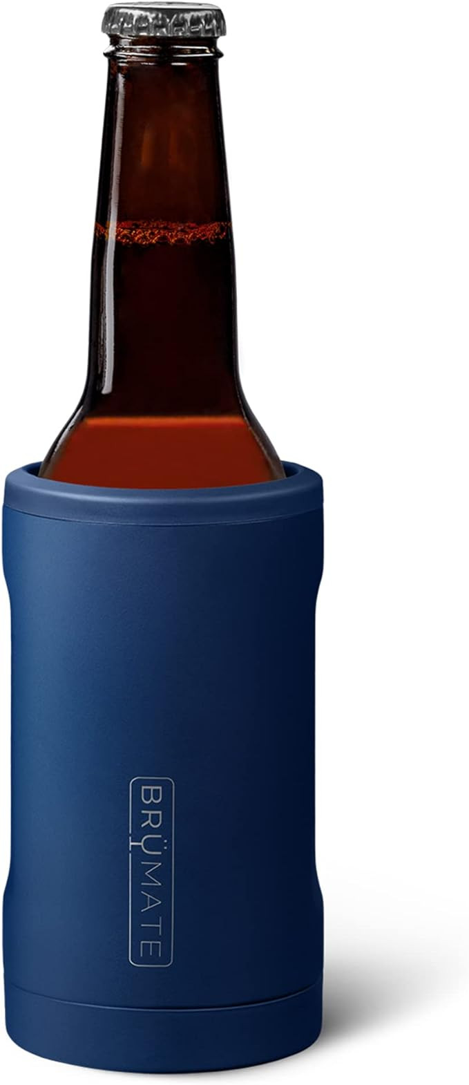 BrüMate Hopsulator Bott'l Insulated Bottle Cooler for Standard 12oz Glass Bottles | Glass Bottle... | Amazon (US)