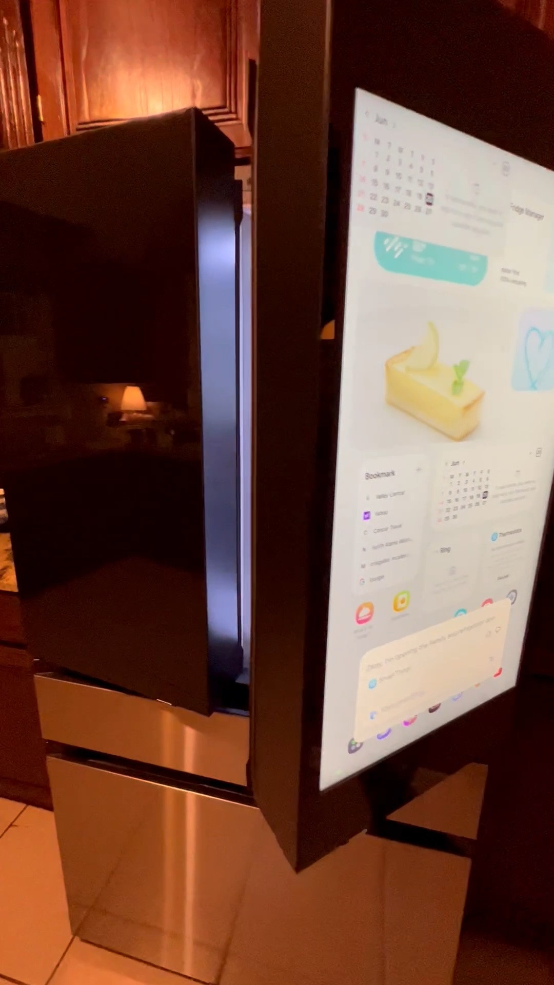 Samsung bespoke ai refrigerator opens on command bixby stainless steel

#LTKHome #LTKdayinmylife #LTKSaleAlert