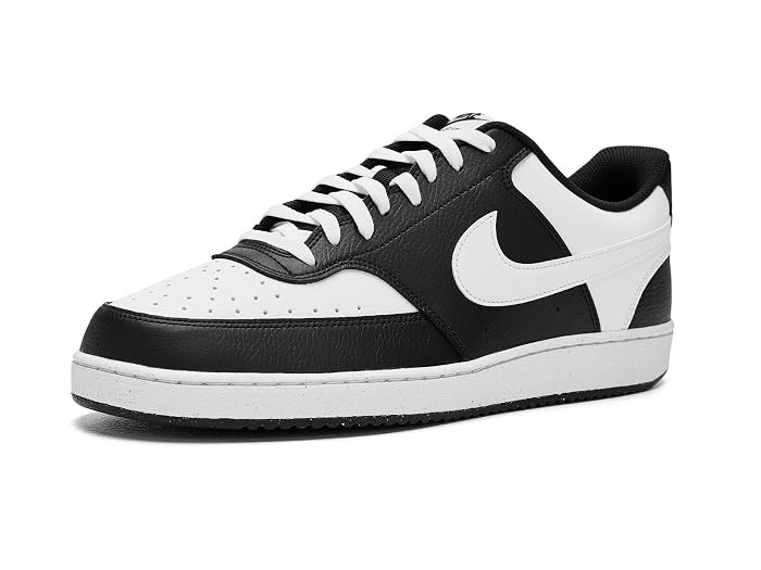 Nike Court Vision Low Men's Cross Training Shoes Pure Platinum/White : 9 M, Faux Leather | Zappos.com