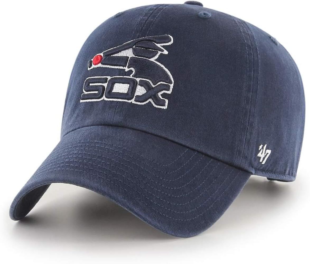 '47 MLB Cooperstown Clean Up Adjustable Hat, Adult (Chicago White Sox Navy Cooperstown) | Amazon (US)