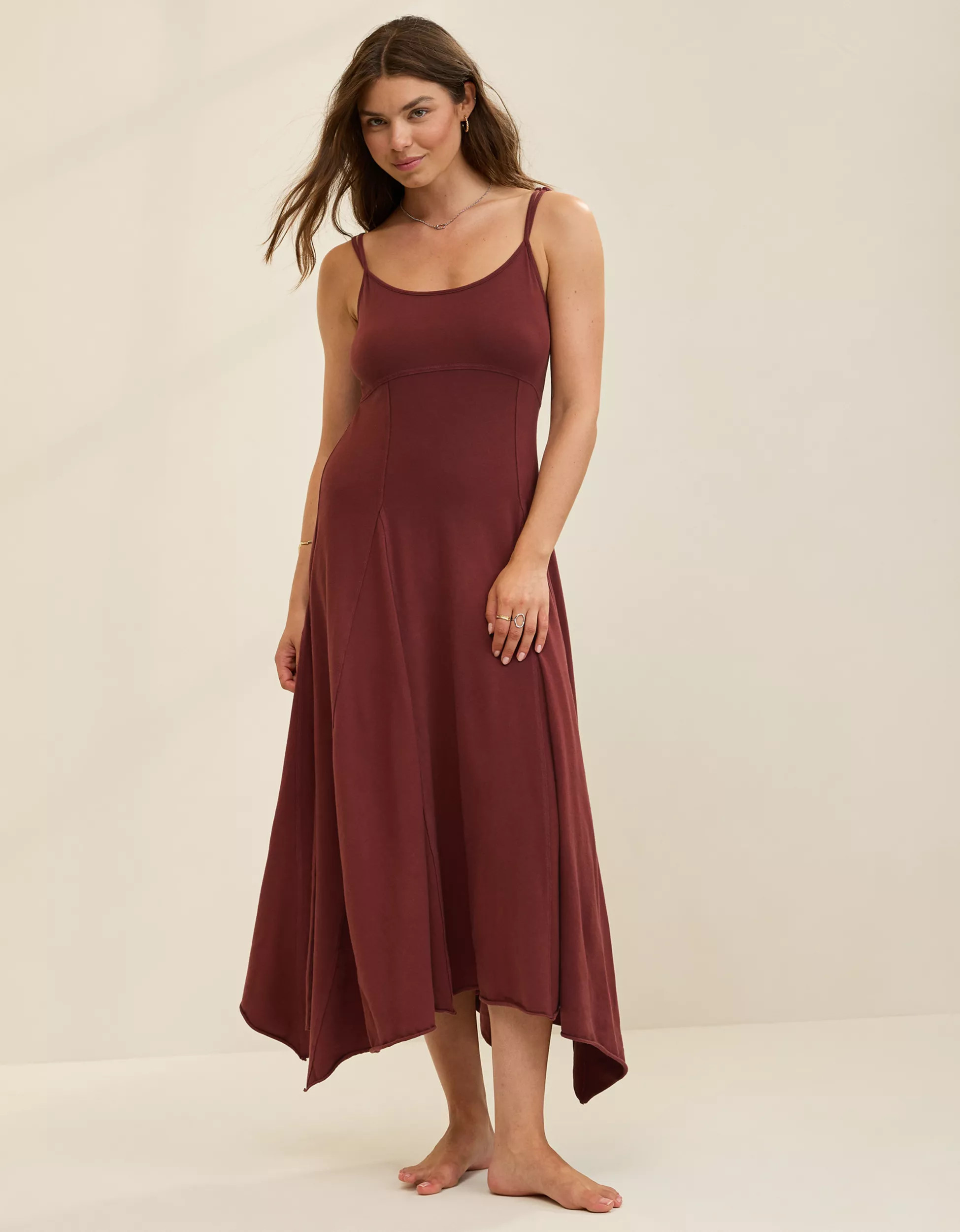 Aerie Godet Maxi Dress | Aerie