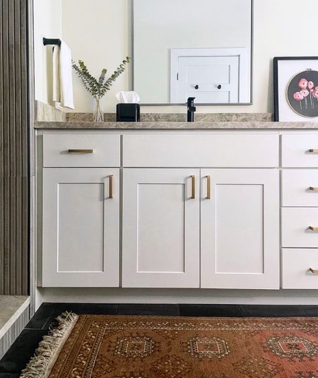 Bright + clean + oh, so chic! 🛁 Modern bathroom remodel by @holleyhouseco, get the look here

#LTKstyletip #LTKhome #LTKunder100