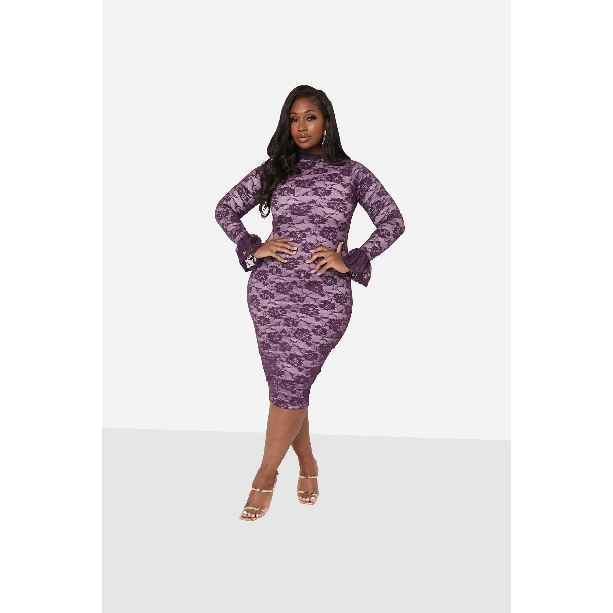 Rebdolls Women's Faith Lace Midi Dress | Target