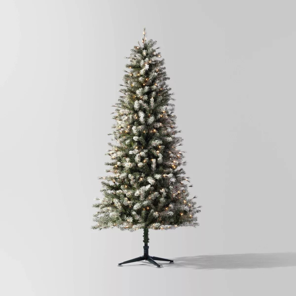 7' Pre-lit Lightly Flocked Douglas Fir Artificial Christmas Tree Clear Lights - Wondershop™ | Target