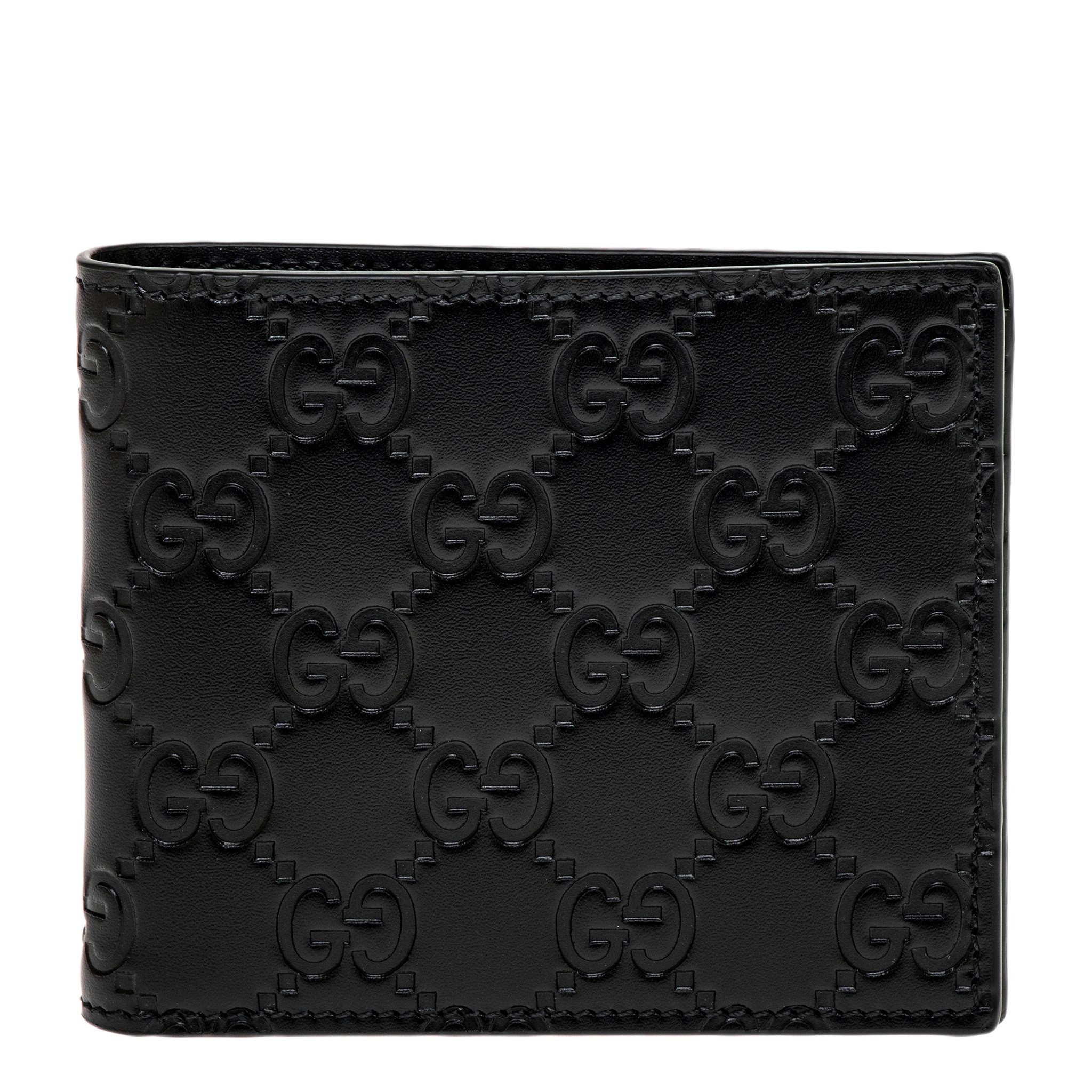 Gucci Signature GG Wallet - Black | Overstock