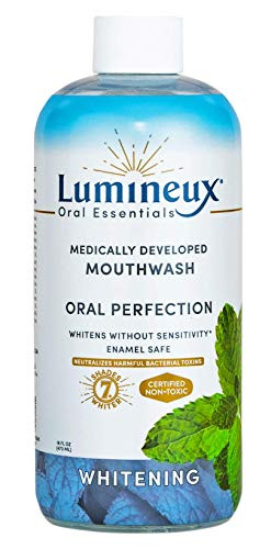 Oral Essentials Teeth Whitening Mouthwash 16 Oz. For Daily Use Without Sensitivity: Dentist Formulated & Certified Non-Toxic: Removes Stains without Bleach or Harsh Chemicals. Whiter Teeth in 10 Days | Amazon (US)