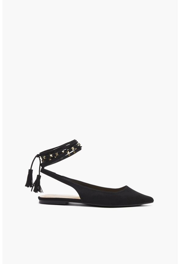 Beatrice Ankle-Wrap Flat | JustFab