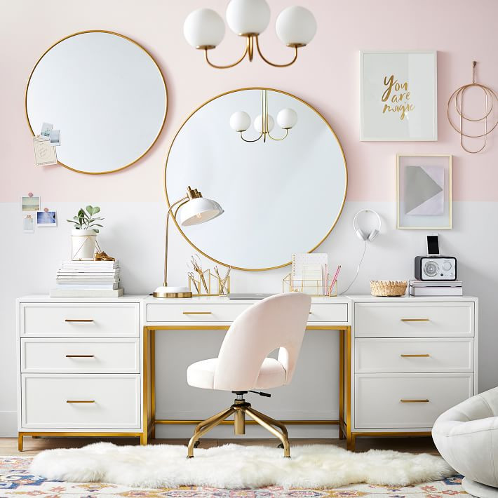 Blaire 90" Classic Desk & Bookcase Set | Pottery Barn Teen