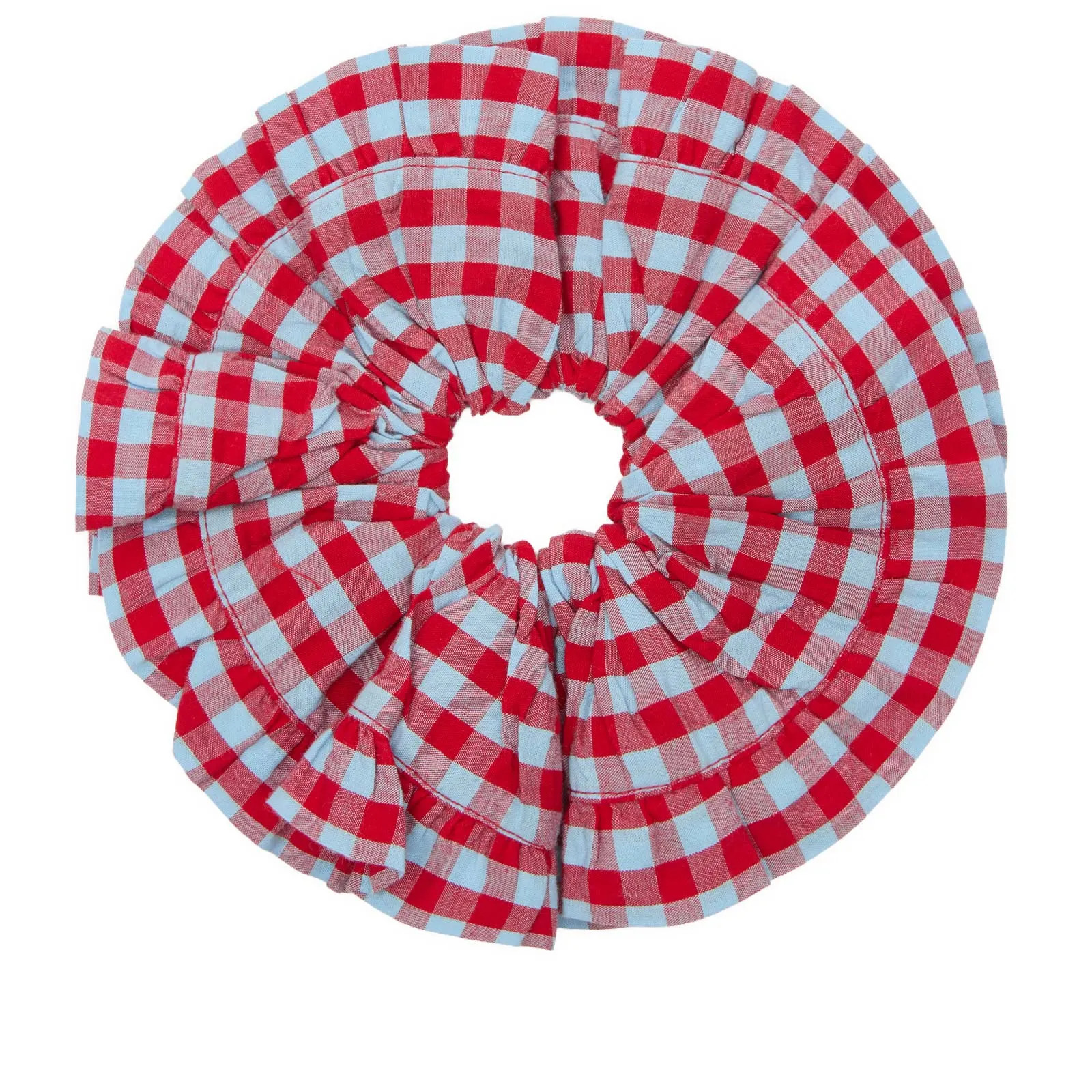 Damson Madder Frill Edge Scrunchie | END. Clothing