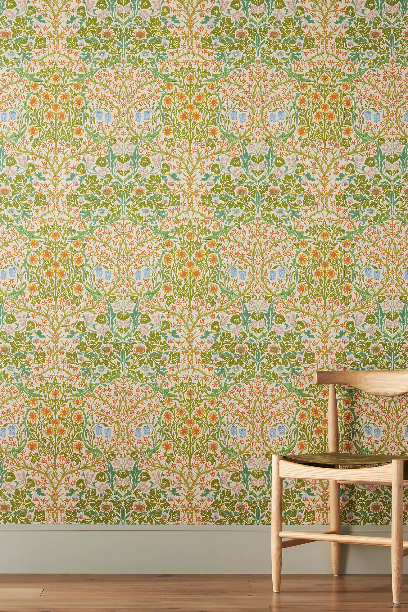 Morris & Co. Blackthorn Wallpaper | Anthropologie (US)