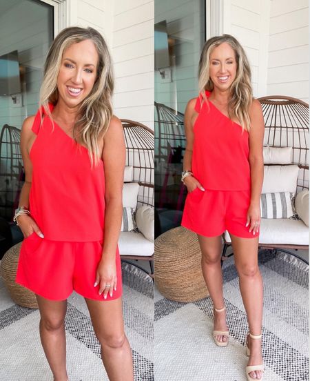 Amazon romper, July 4th outfit, red romper size small, summer outfit summer fashion 

#LTKOver40 #LTKFindsUnder50