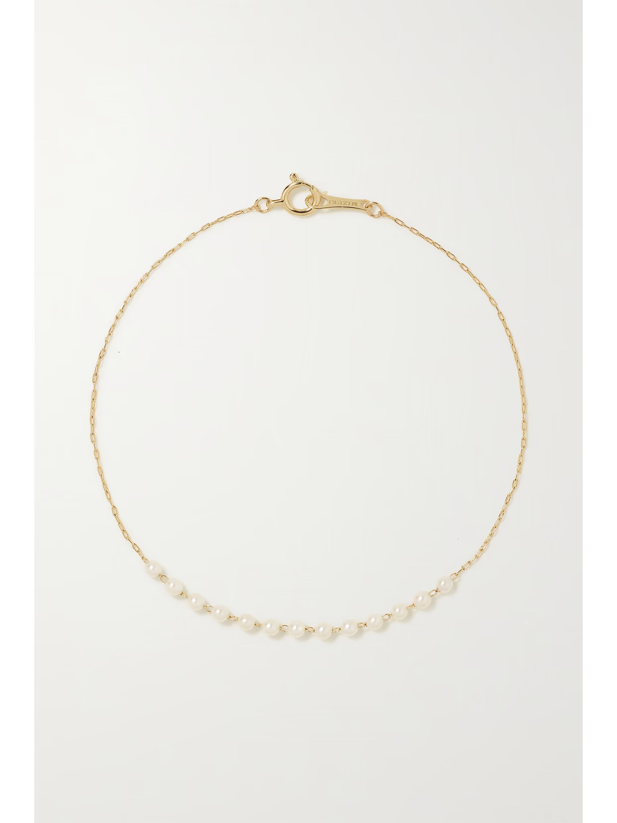 Mizuki - 14-karat Gold Pearl Bracelet - one size | NET-A-PORTER (US)