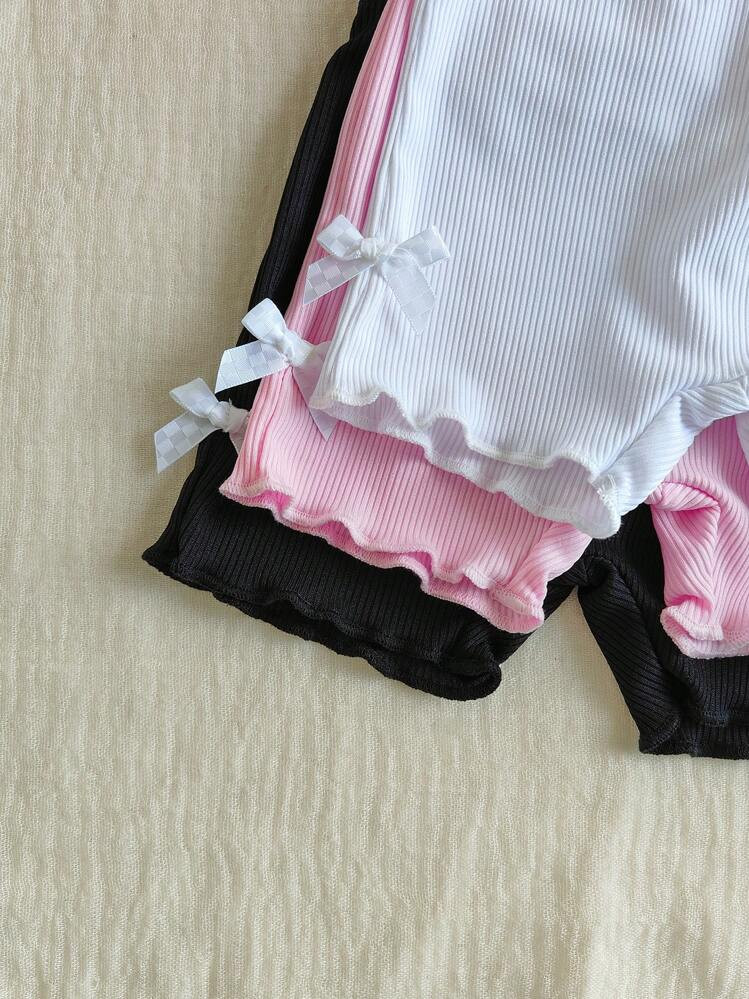 SHEIN Vintaside Kids 3pcs/Set Baby Girl Infant Toddler 0-3y Spring & Summer New Arrivals, All Sea... | SHEIN