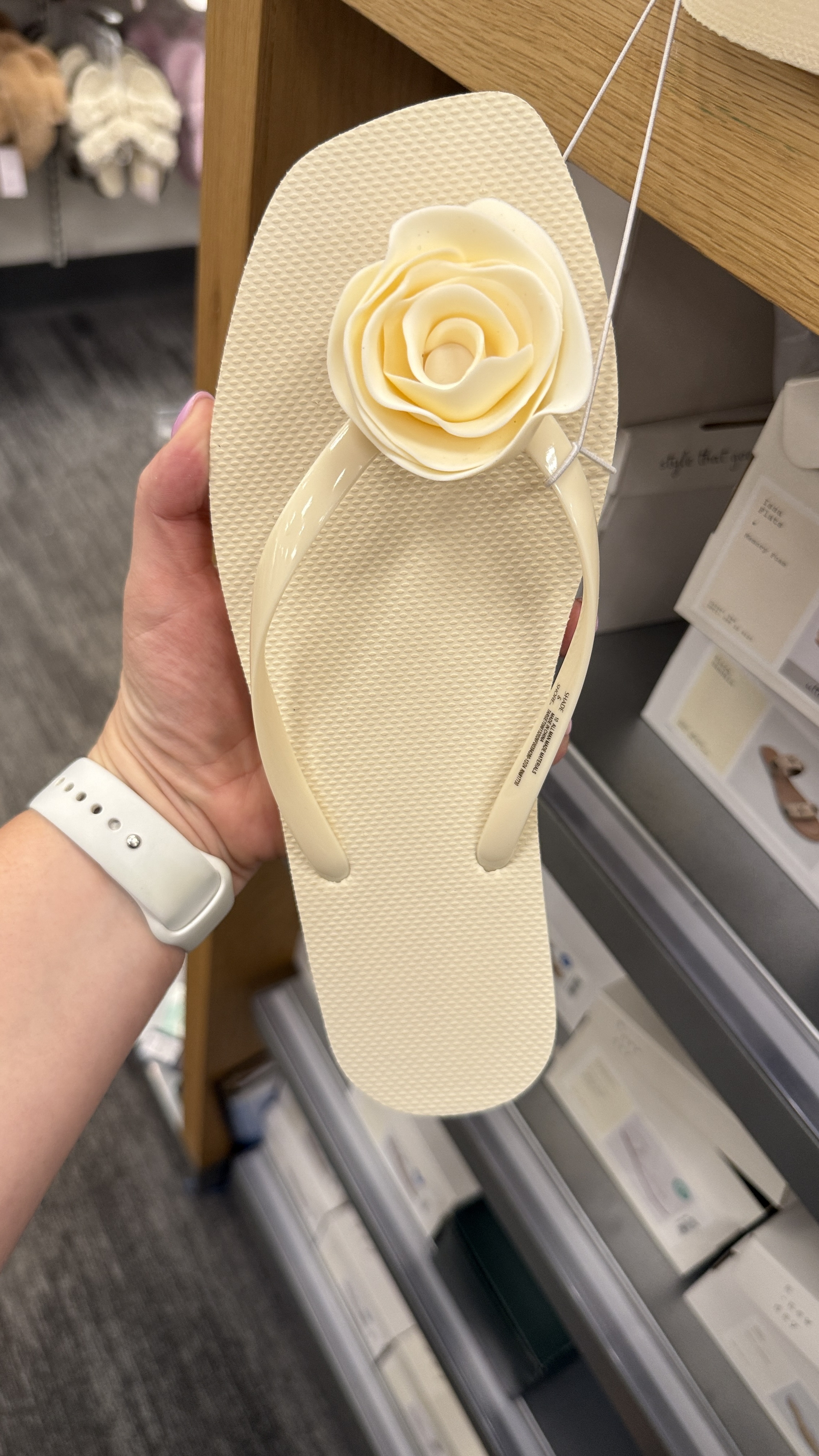 Flower flip flop sandals white open  square toe

#LTKPlusSize #LTKShoeCrush #LTKFindsUnder50