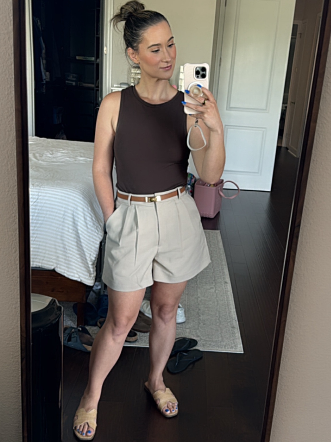 Friday ootd
Tailored shorts
Shorts
Abercrombie shorts 
Bodysuit 
Bodysuit tailored shorts 

#LTKFindsUnder50 #LTKStyleTip #LTKFindsUnder100