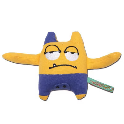 Touchdog Cartoon Monster Plush Dog Toy - Yellow, Yellow | Target