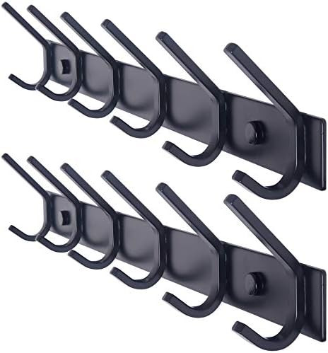 WEBI Coat Rack Wall Mounted,17-1/8 Inch Coat Hooks for Hanging Coats,Heavy Duty Metal Hook Rack R... | Amazon (US)