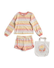 Girls 2pc Reverse French Terry Shorts Set | Kids' Sets | Marshalls | Marshalls