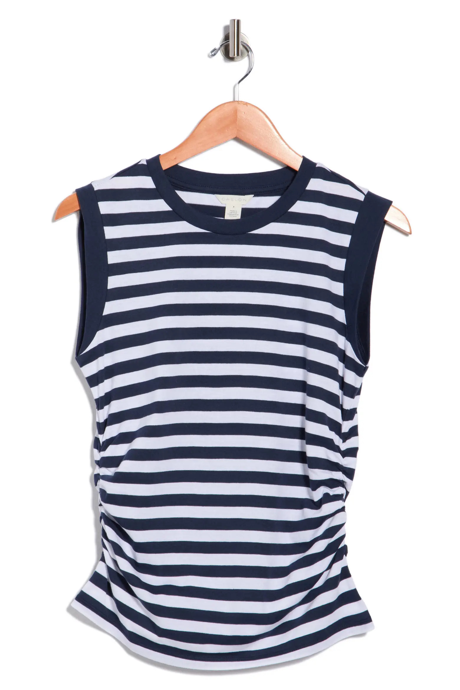 Side Ruched Cotton Blend Tank (Women) | Nordstromrack | Nordstrom Rack