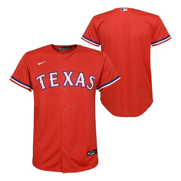 Nike Kids' Texas Rangers Replica Jersey Scarlet Large | Scheels