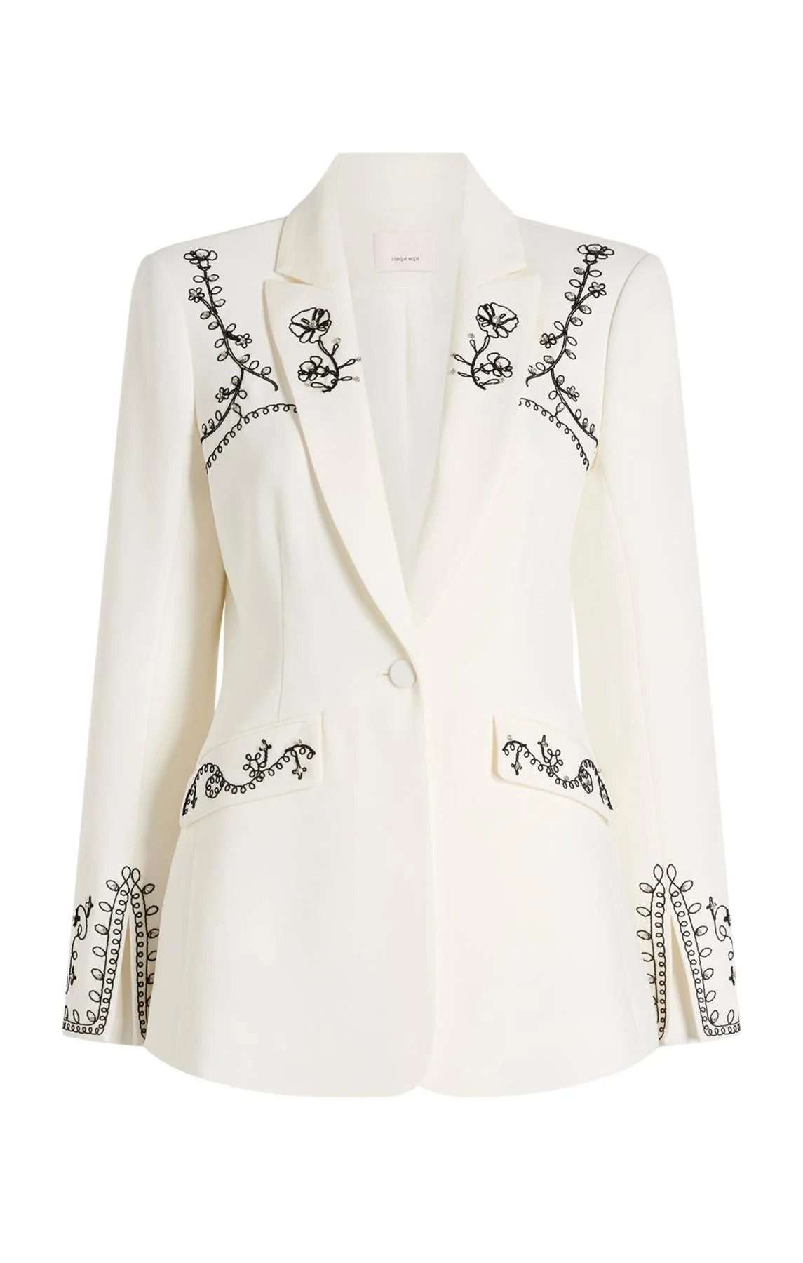 Soutache Embellished Cheyenne Blazer | Cinq à Sept