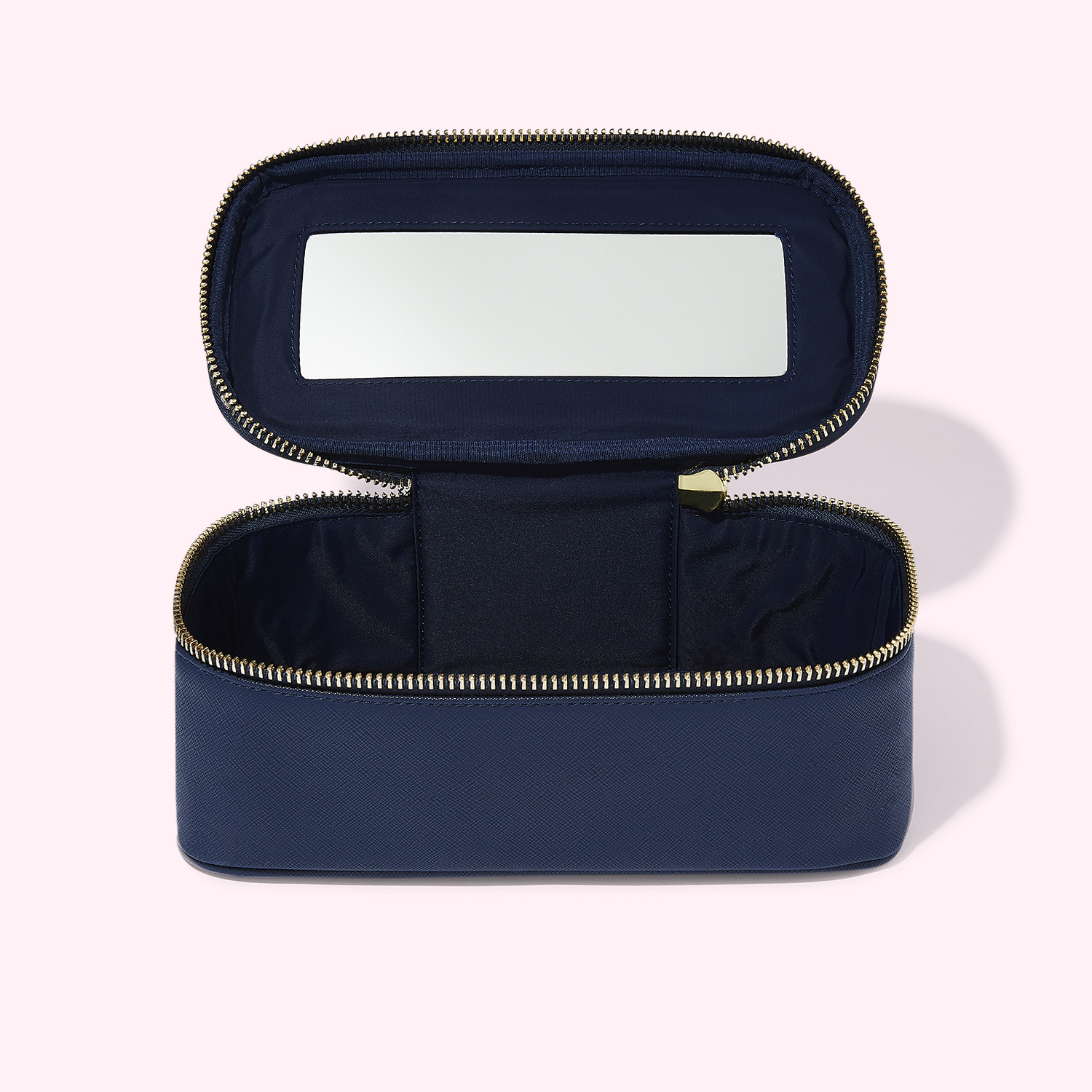 Textured Open Top Mirror Personalized Pouch | Stoney Clover Lane | Stoney Clover Lane