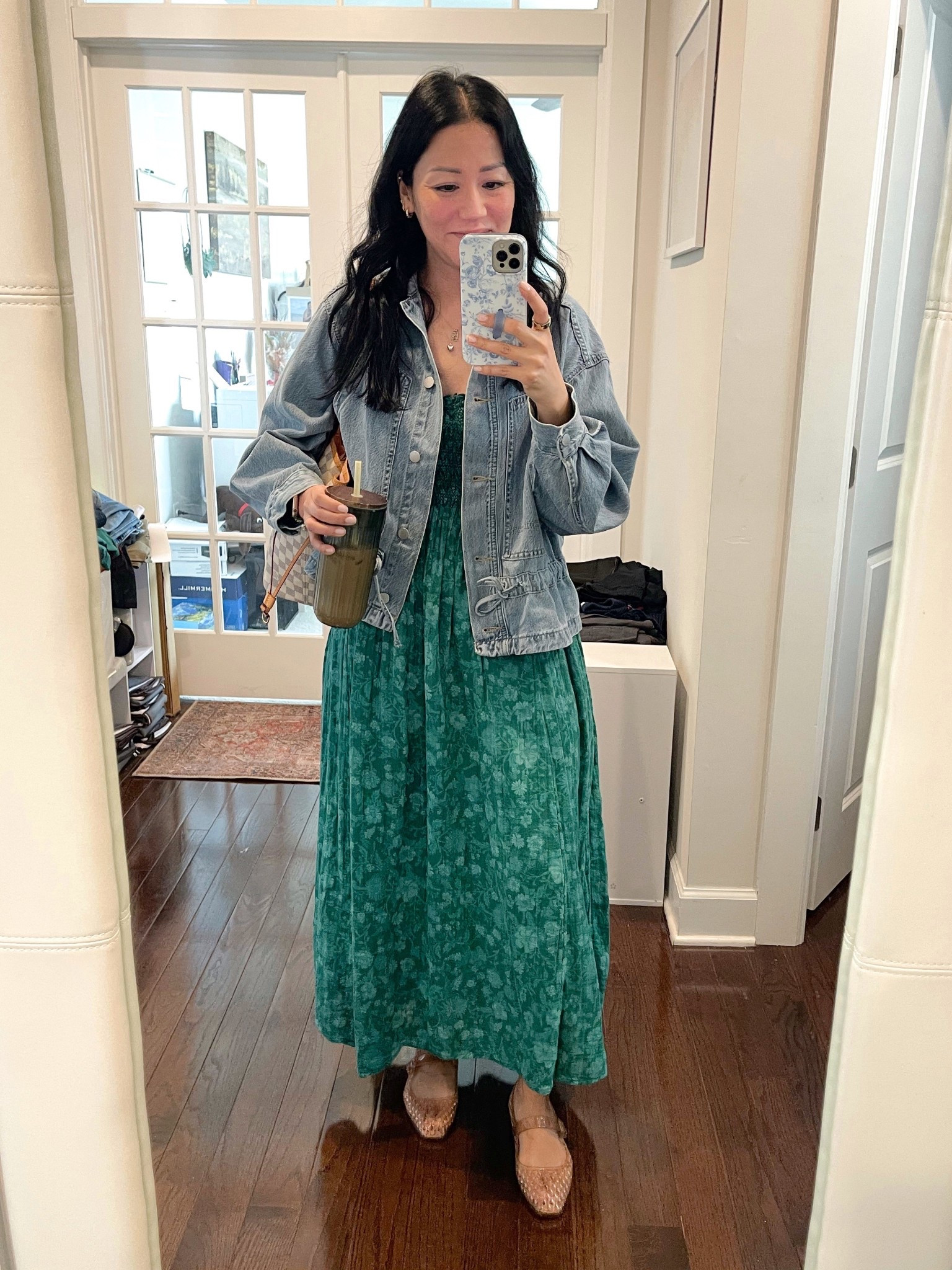 Size small jacket and dress
Flats are true to size



#LTKSeasonal #LTKOver40 #LTKootd