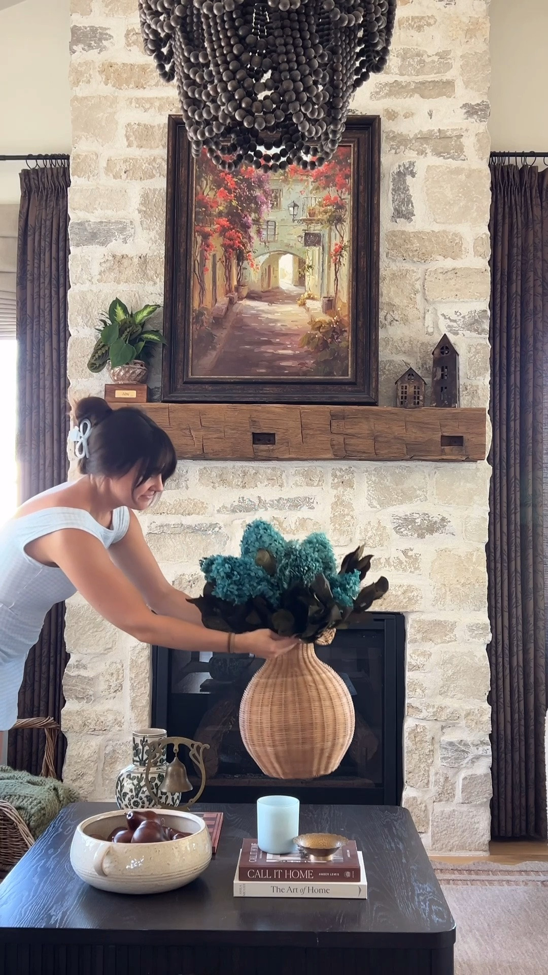 Hearth room views with my new Afloral dried florals!

#LTKHome