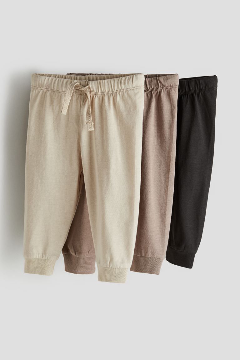 3-pack Cotton Jersey Joggers | H&M (US + CA)