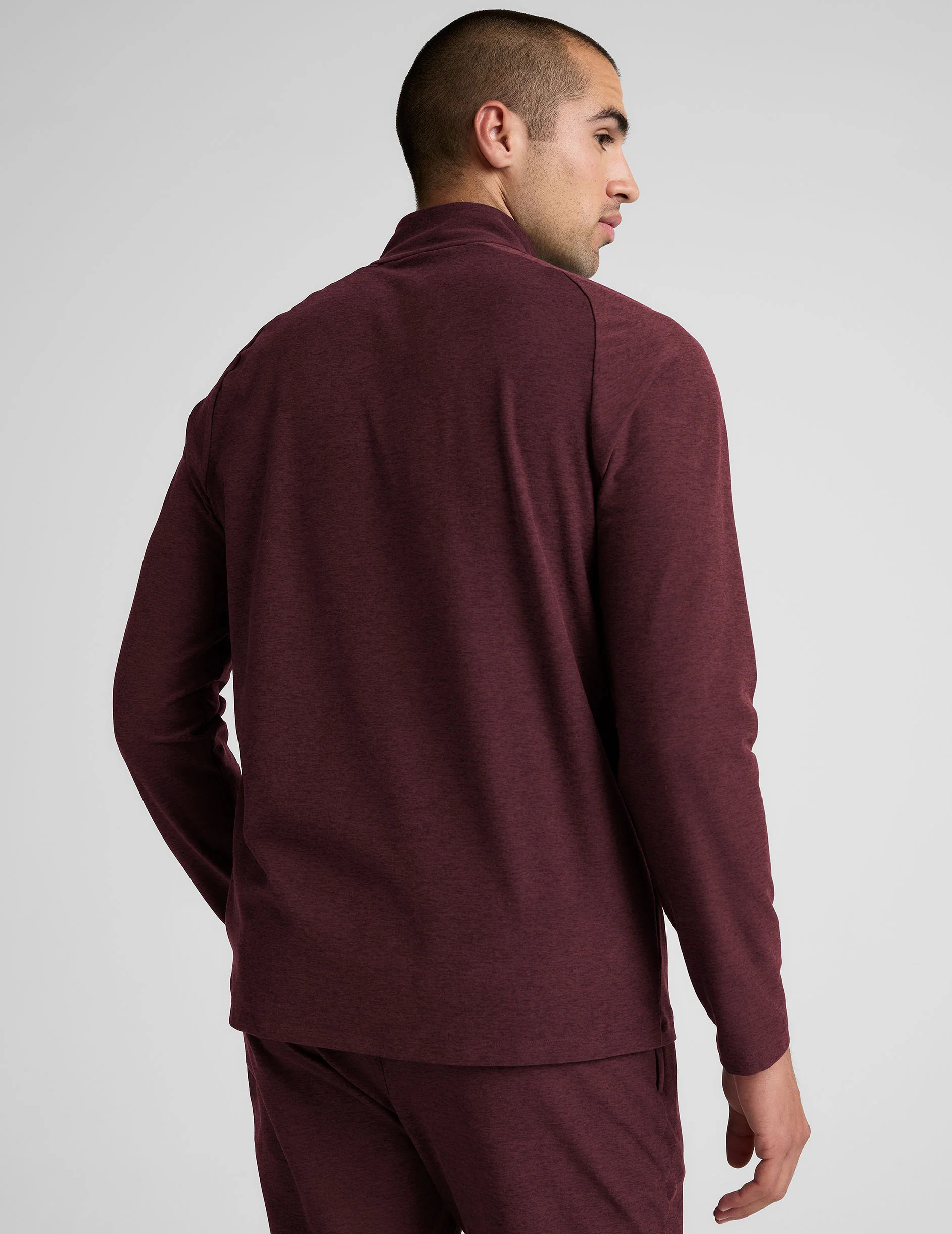 Spacedye Terrain Men's Quarter Zip Pullover | Beyond Yoga | Beyond Yoga