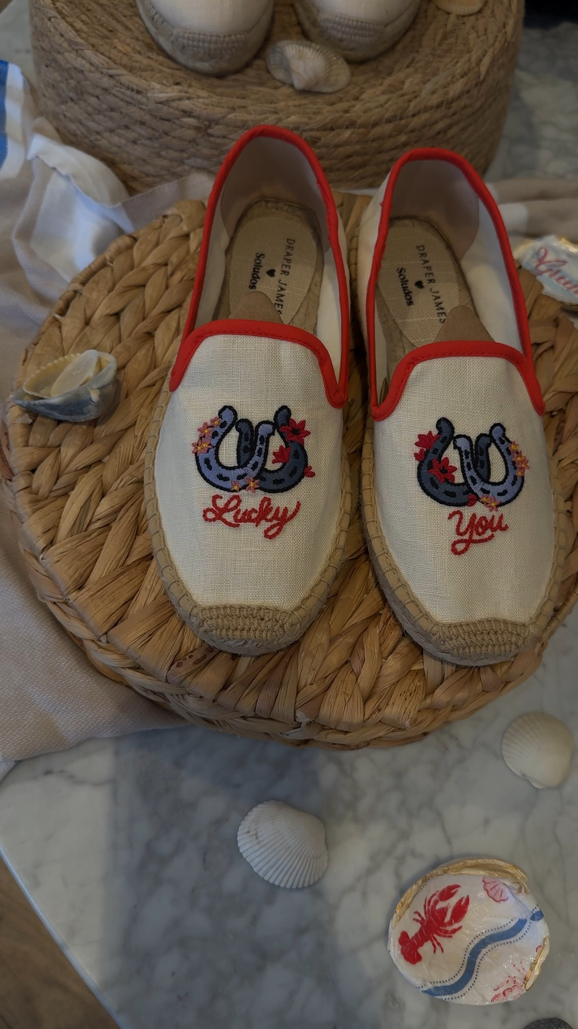 New @Soludos x Draper James collab! So cute, took home the lucky you pair!

#LTKdayinmylife #LTKootd #LTKSeasonal
