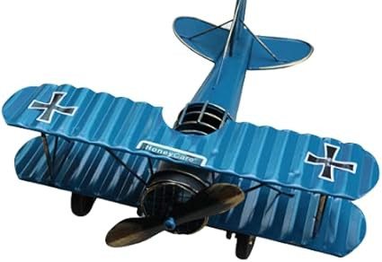 Large 8.5'' Hang Retro Airplane Aircraft Model Vintage Airplane,Home Office Decor Ornament Model,... | Amazon (US)