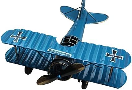 Large 8.5'' Hang Retro Airplane Aircraft Model Vintage Airplane,Home Office Decor Ornament Model,... | Amazon (US)