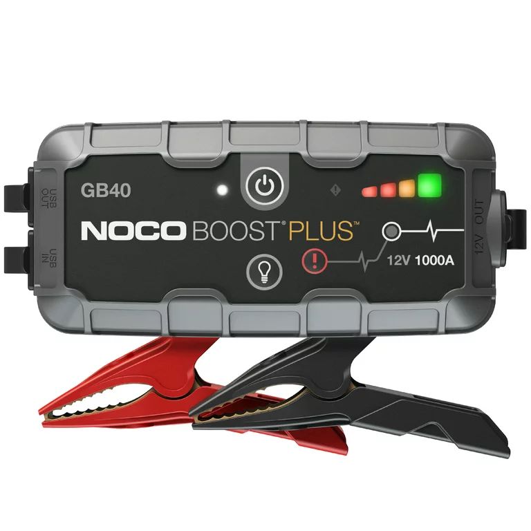NOCO Boost Plus GB40 1000A 12V UltraSafe Portable Lithium Jump Starter | Walmart (US)