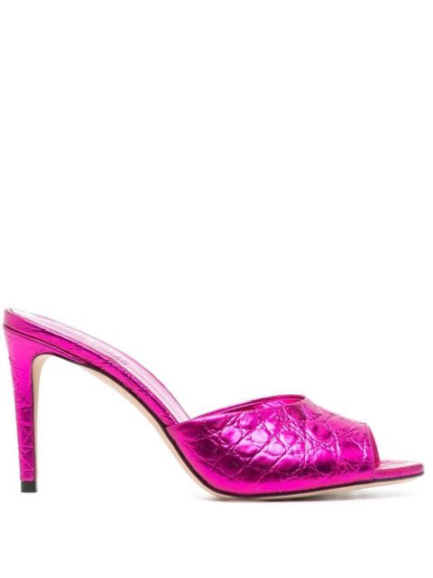 Paris Texas Metallic high-heel Sandals - Farfetch | Farfetch Global