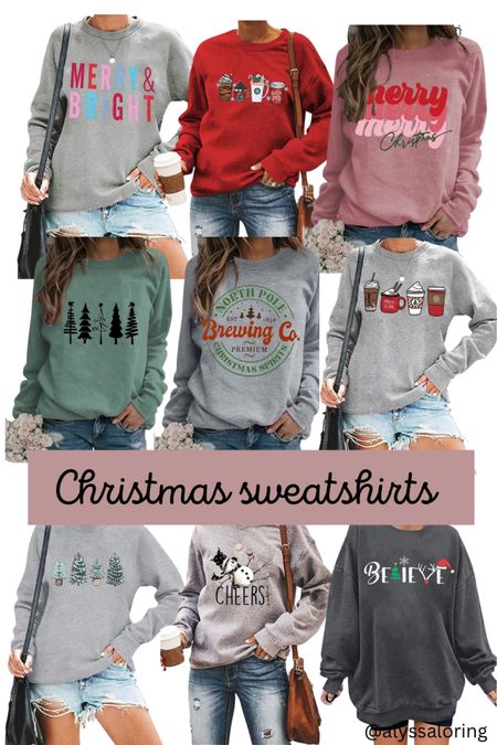 Christmas sweatshirts
Christmas outfit
Casual Christmas 
Christmas tree sweatshirt 

#LTKHoliday #LTKSeasonal #LTKunder50
