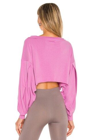 Free People X FP Movement The Way You Move Sweatshirt in Rhododendron from Revolve.com | Revolve Clothing (Global)