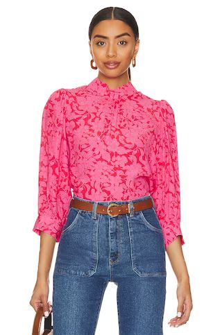 ROLLA'S Ivy Floral Stephanie Top in Scarlet from Revolve.com | Revolve Clothing (Global)