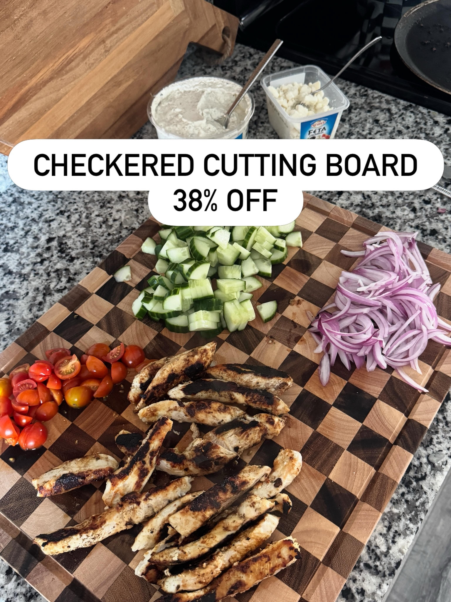 These checkered cutting board is on sale!

#LTKSaleAlert
